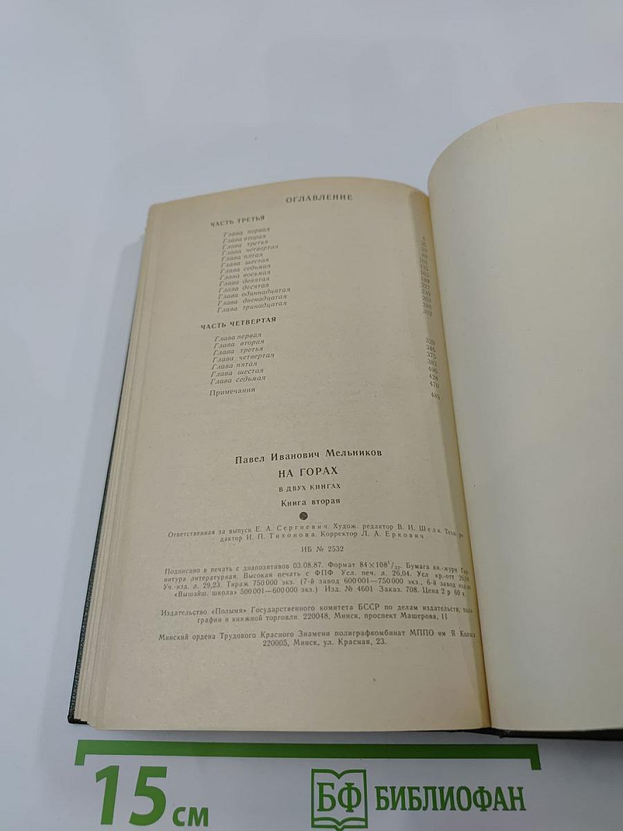 На горах. Книга вторая