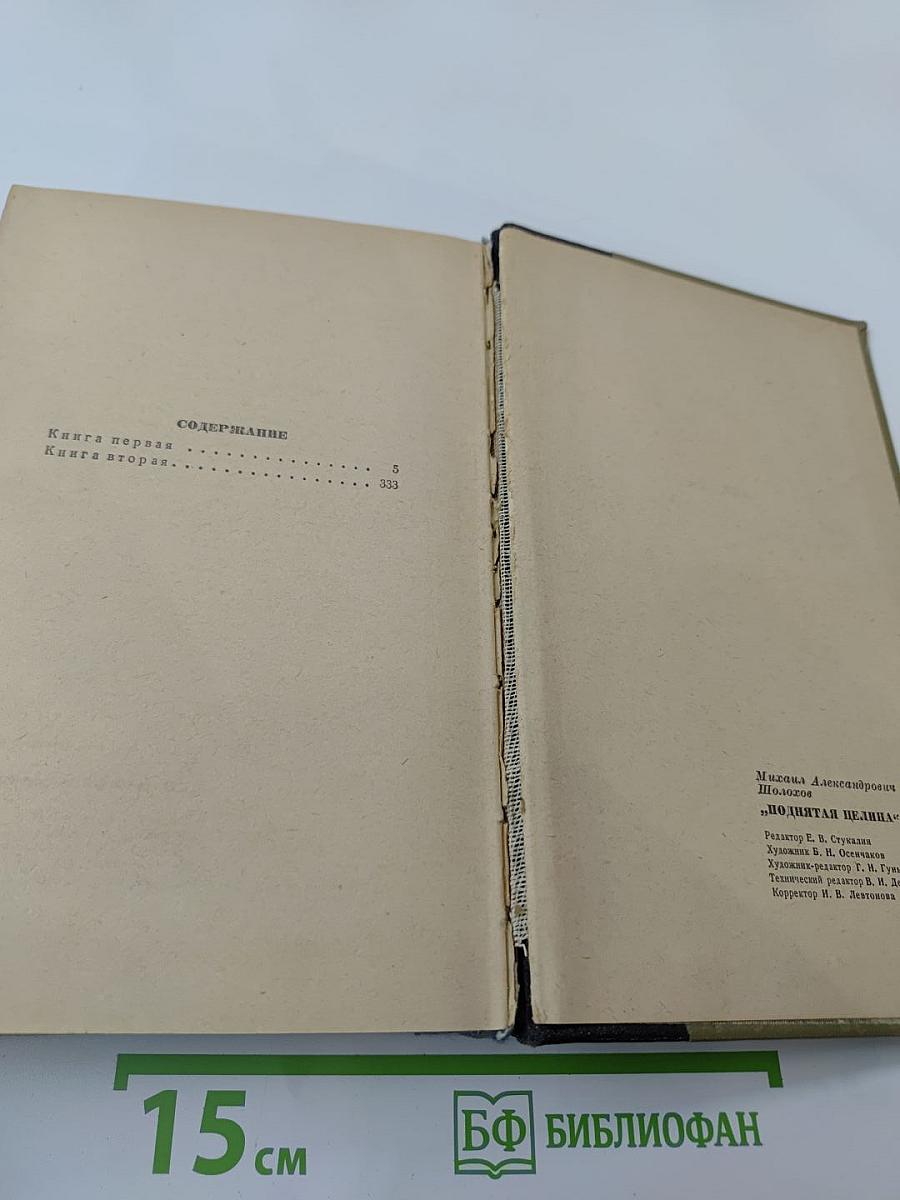 Поднятая целина. Роман в двух книгах