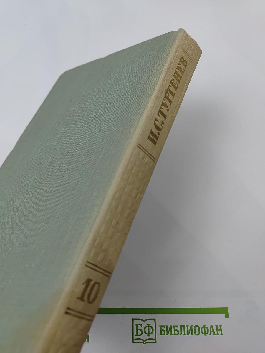 И.С. Тургенев. Собрание сочинений. Том десятый. Стихотворения в прозе. Литературные и житейские воспоминания. Избранные статьи и речи
