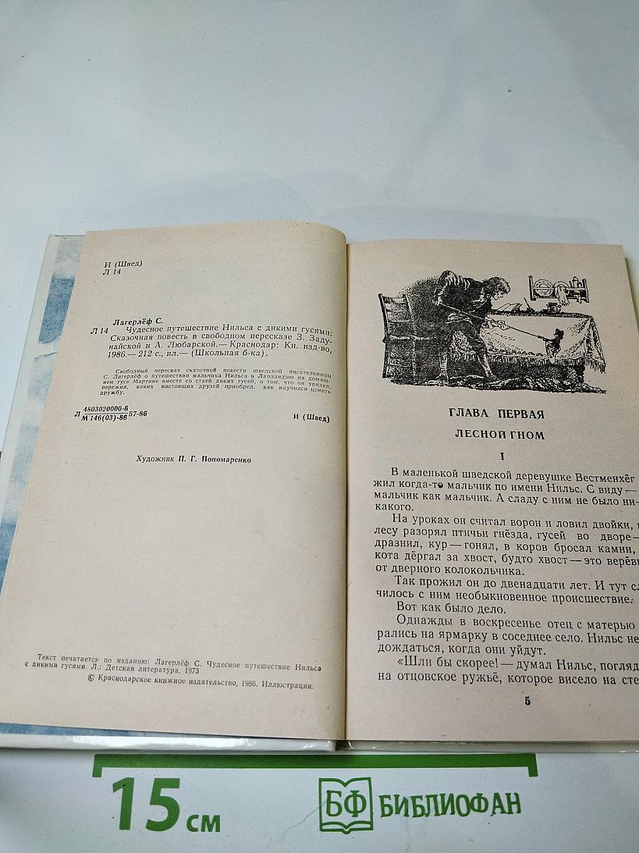 Чудесное путешествие Нильса с дикими гусями
