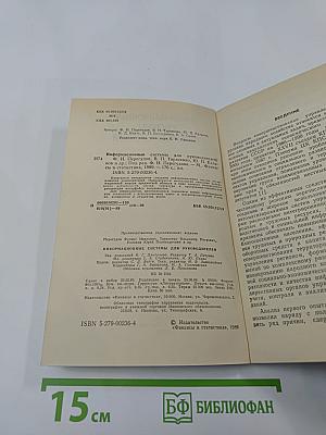 Информационные системы для руководителей