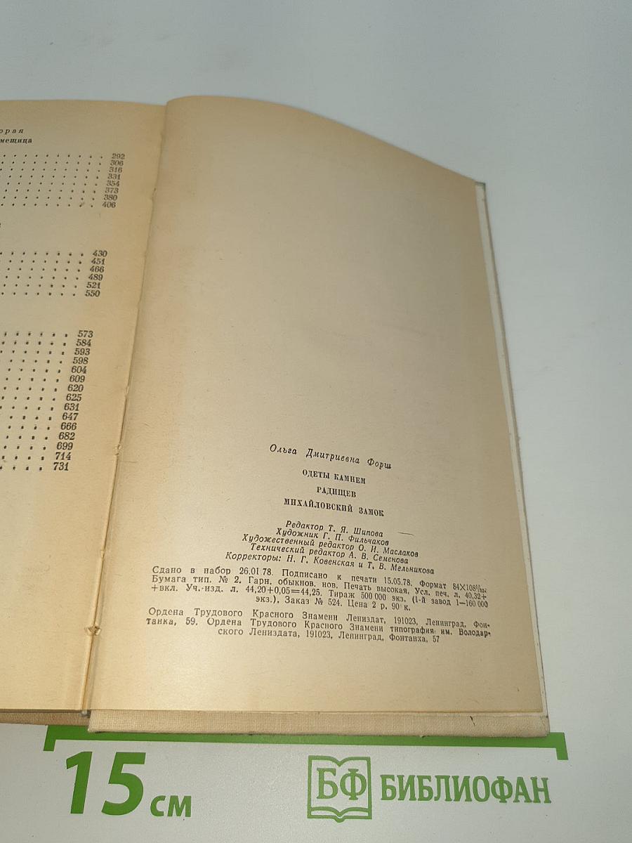 Одеты камнем. Радищев. Михайловский замок