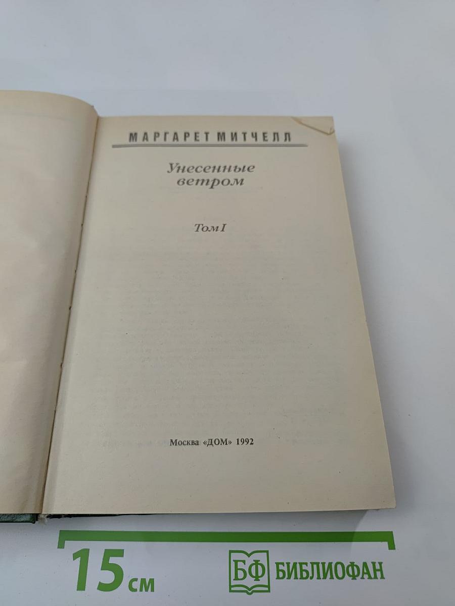 Унесенные ветром. Том I