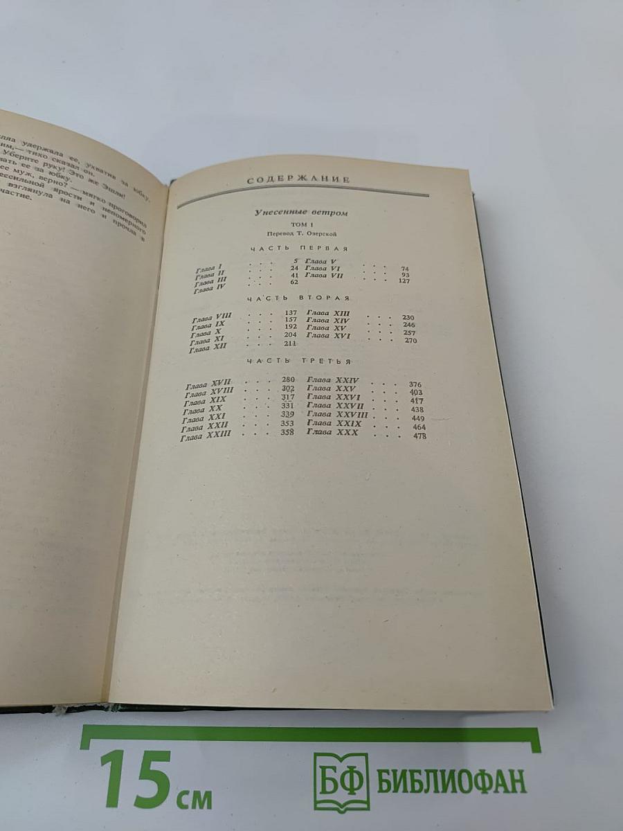 Унесенные ветром. Том I