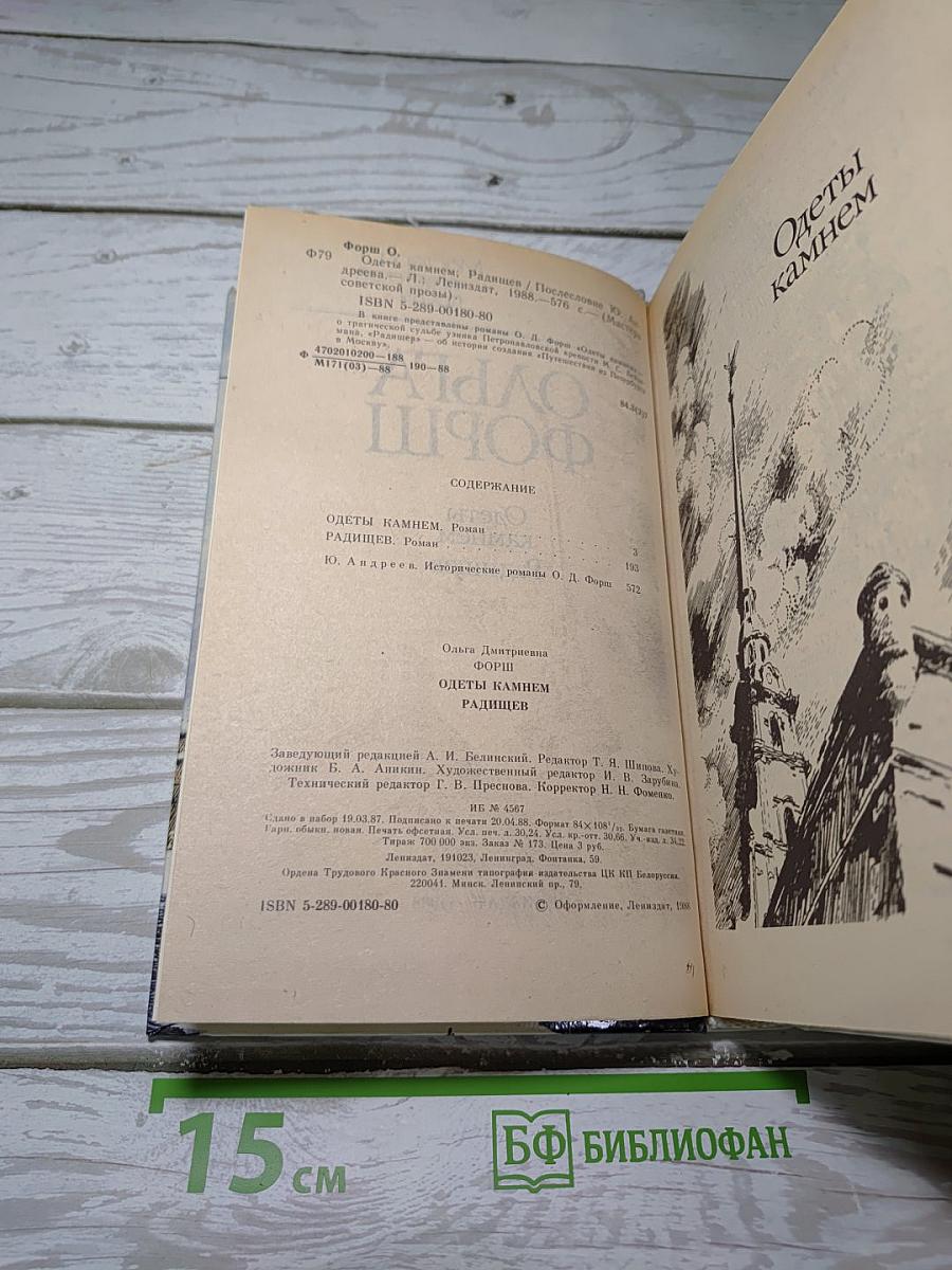 Одеты камнем. Радищев