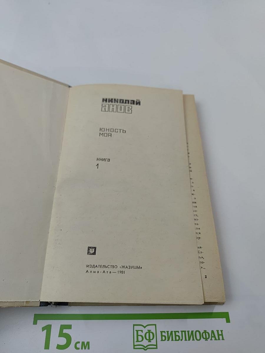 Юность моя. Книга 1