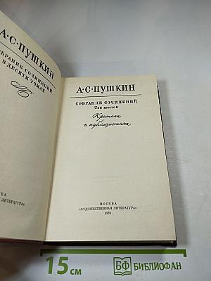 Собрание сочинений. Том шестой. Критика и публицистика