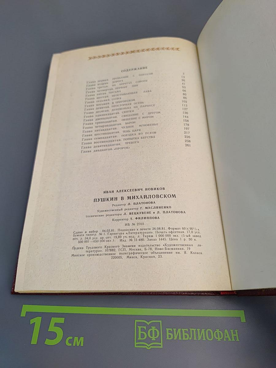 Пушкин в Михайловском