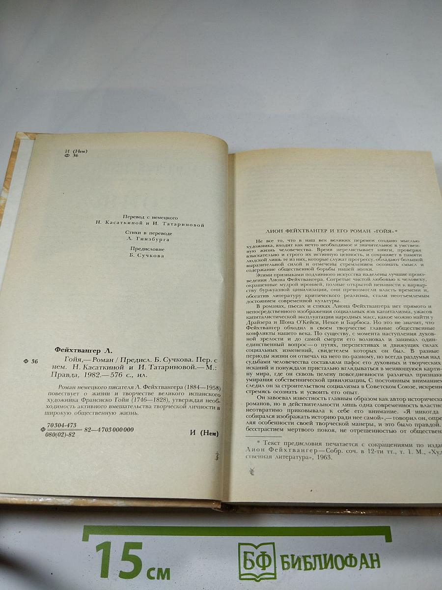 Гойя, или Тяжкий путь познания