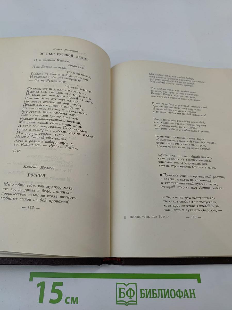 Люблю тебя, моя Россия