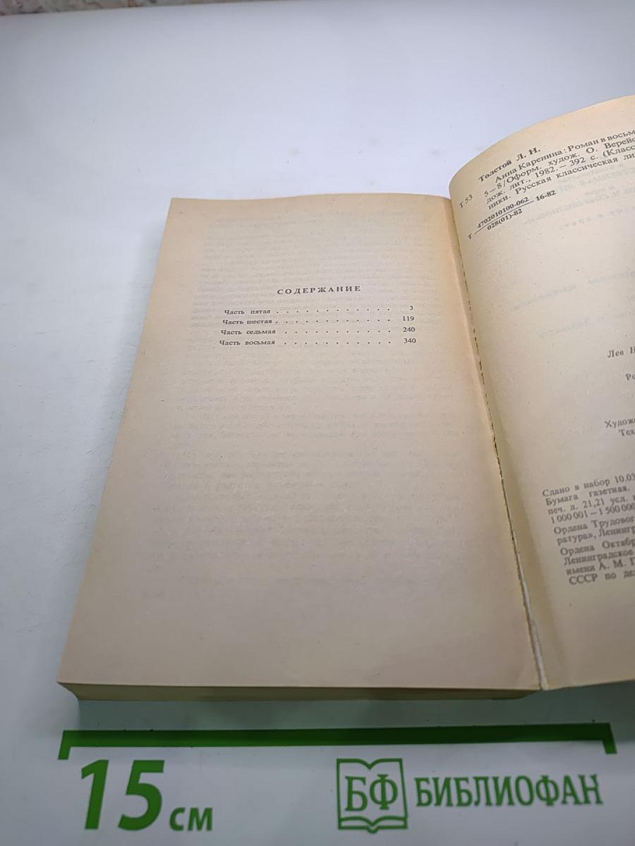 Анна Каренина. Части 5-8