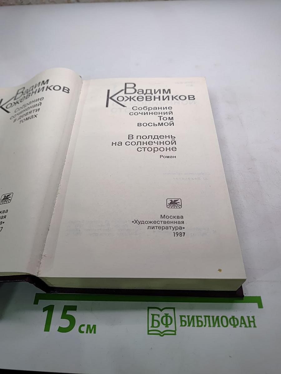 Собрание сочинений. Том 8: В полдень на солнечной стороне