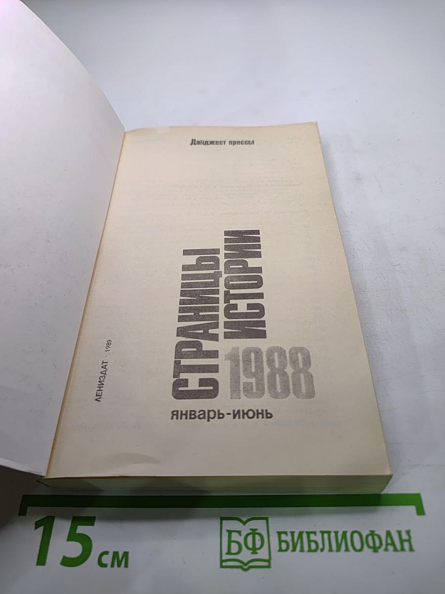 Страницы истории 1988. Январь-июнь