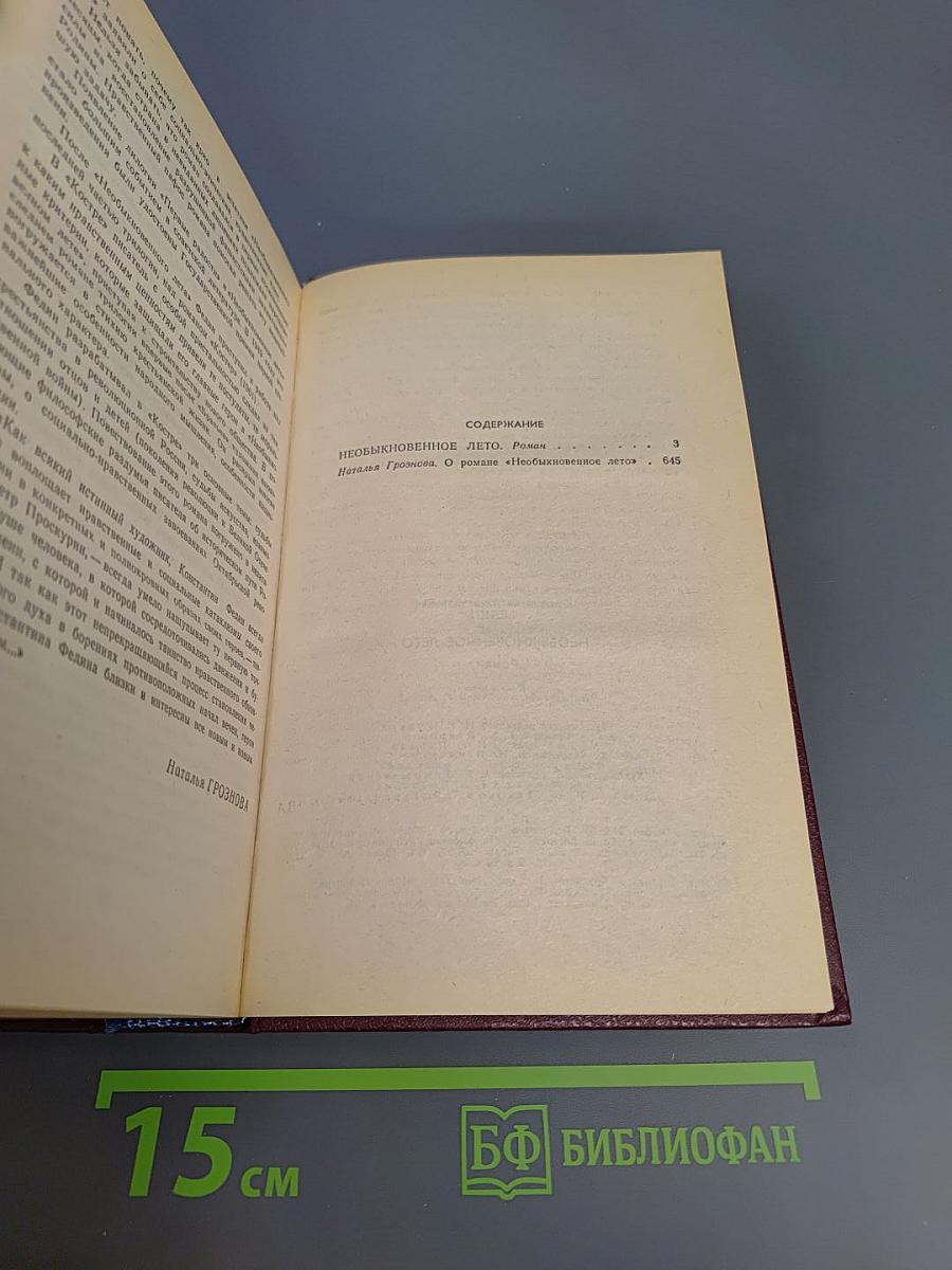 Необыкновенное лето