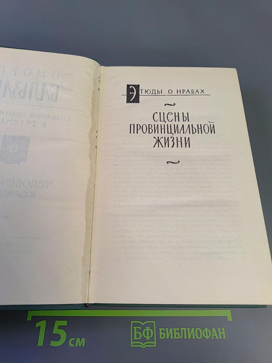 Собрание сочинений в 24 томах. Том 9. Человеческая комедия: Этюды о нравах. Сцены провинциальной жизни