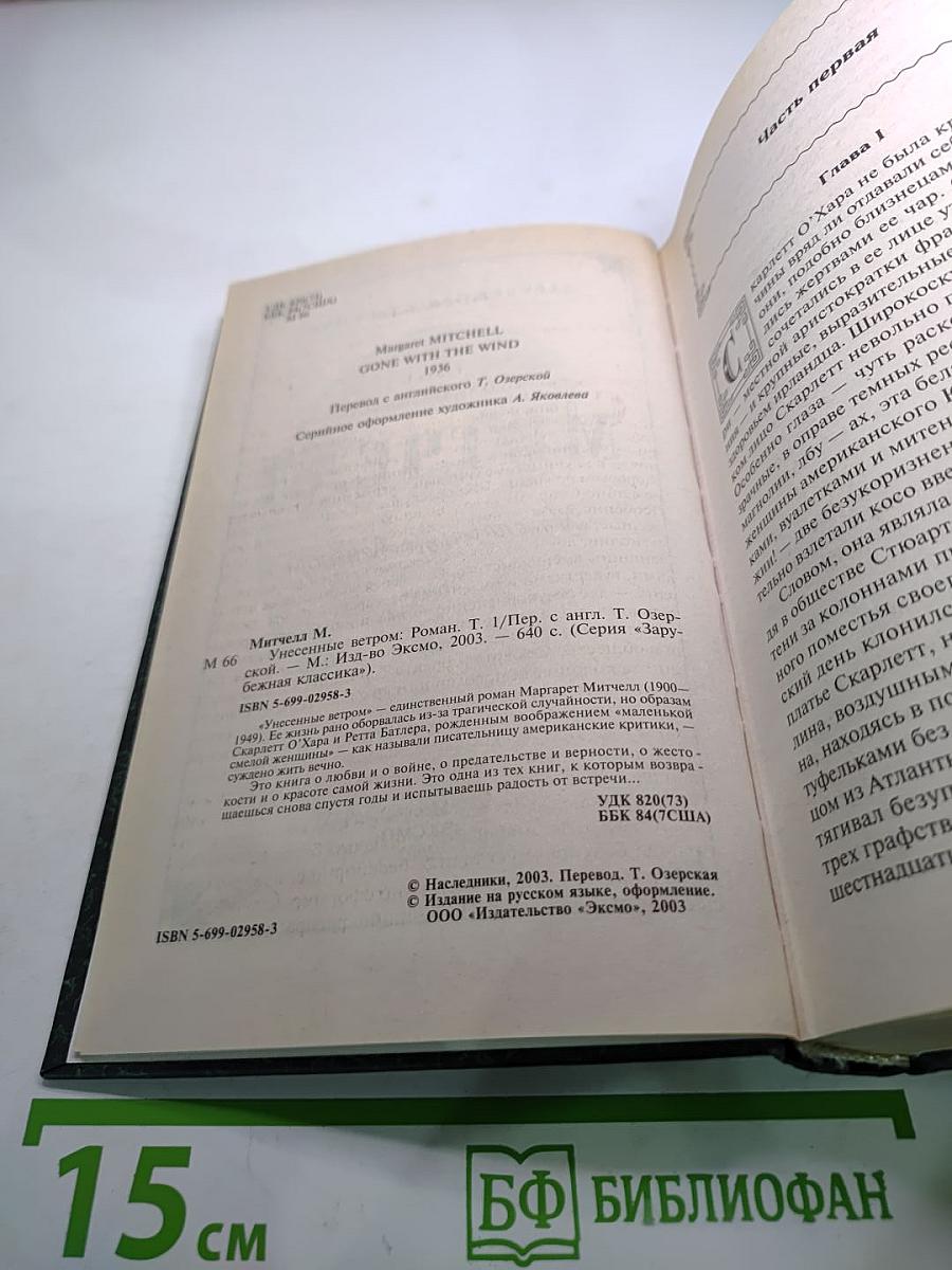 Унесенные ветром. Том 1