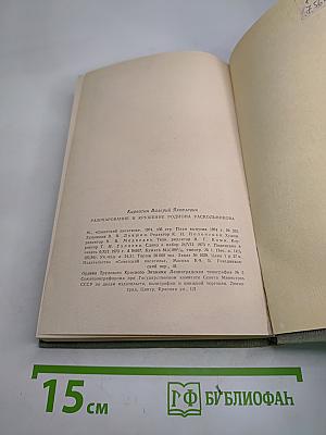 Разочарование и крушение Родиона Раскольникова