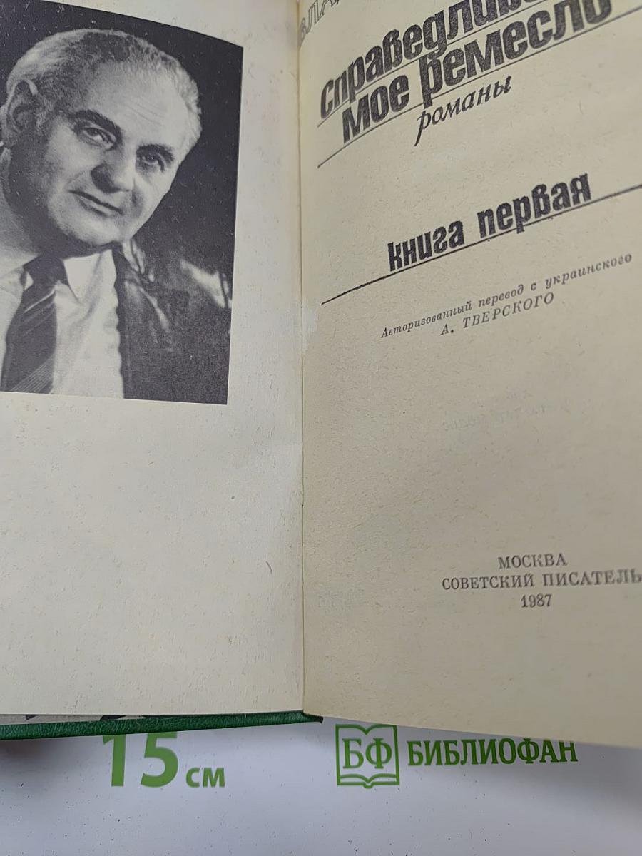 Справедливость — мое ремесло. Романы. Книга первая