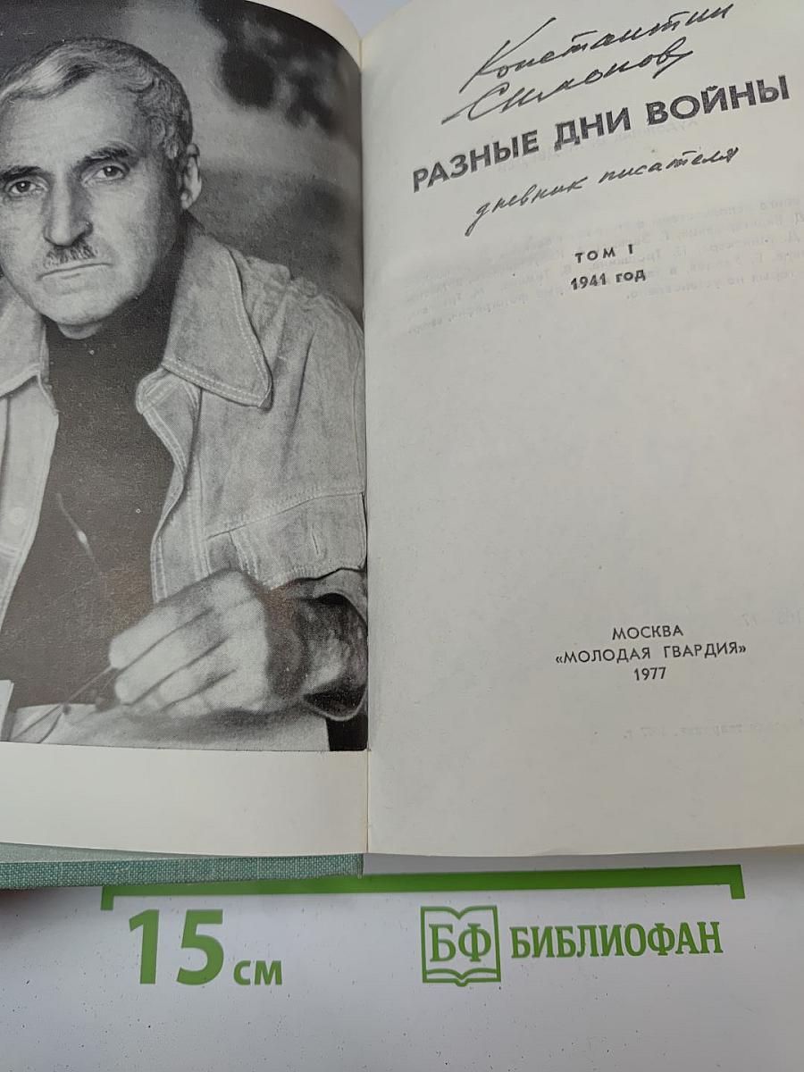 Разные дни войны. Дневник писателя. Том 1. 1941 год