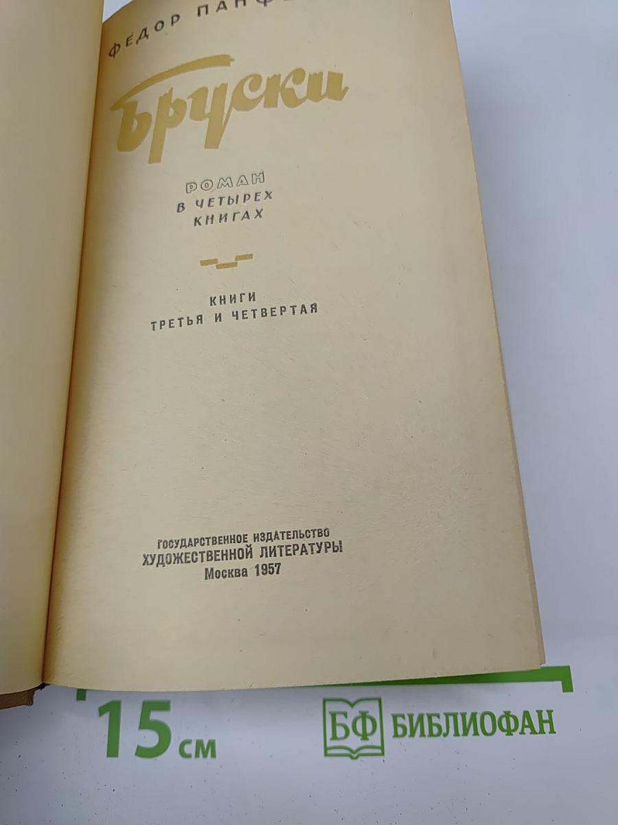 Бруски. Книги третья и четвертая