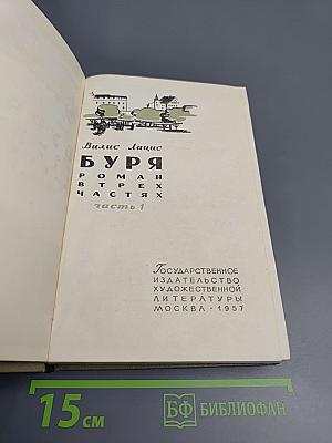 Буря. Роман в трех частях. Часть 1.