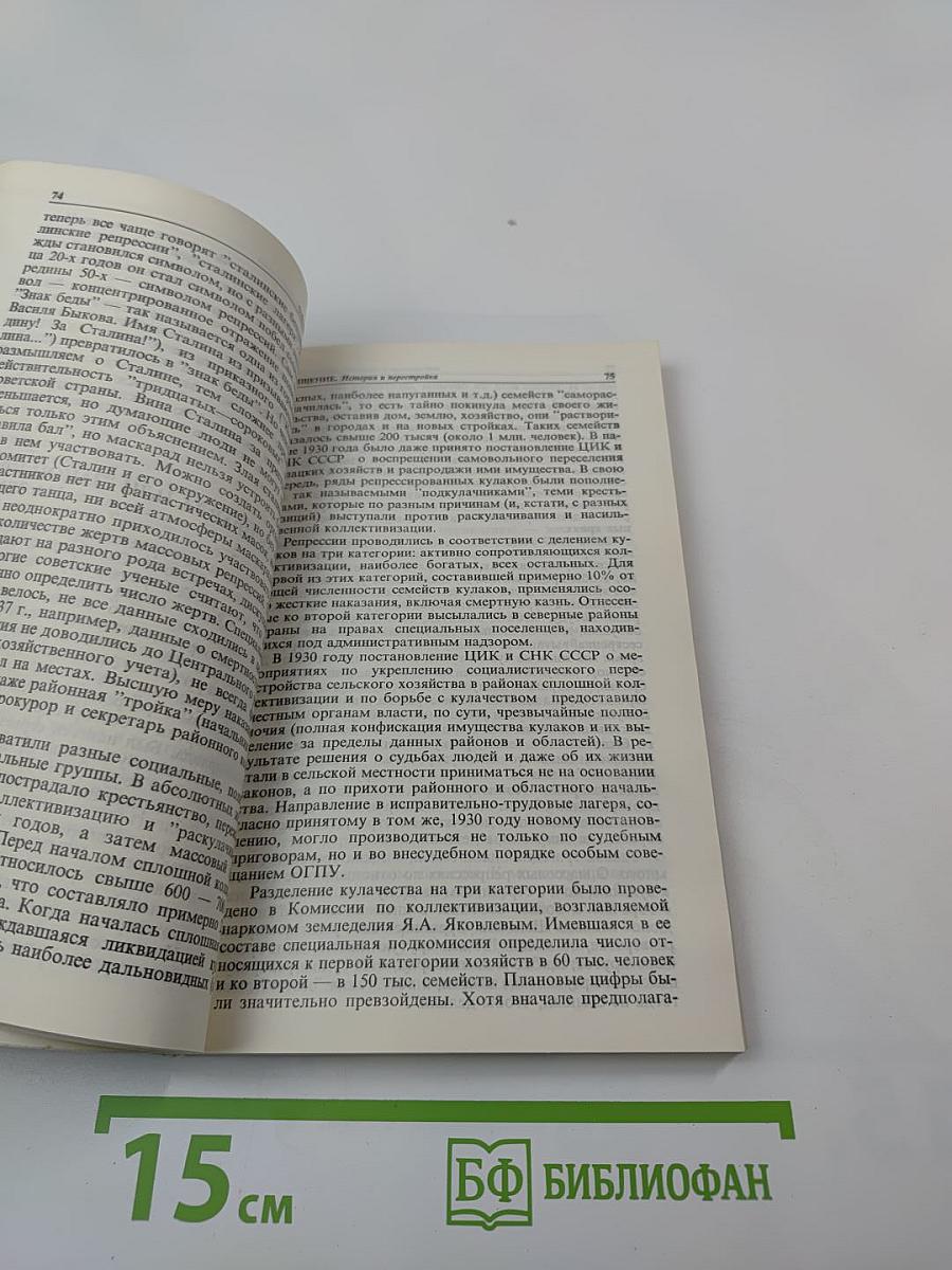 Очищение. История перестройки. Публицистические заметки