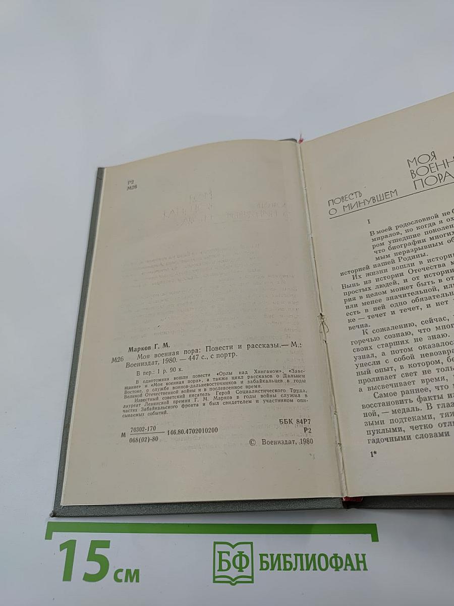 Моя военная пора