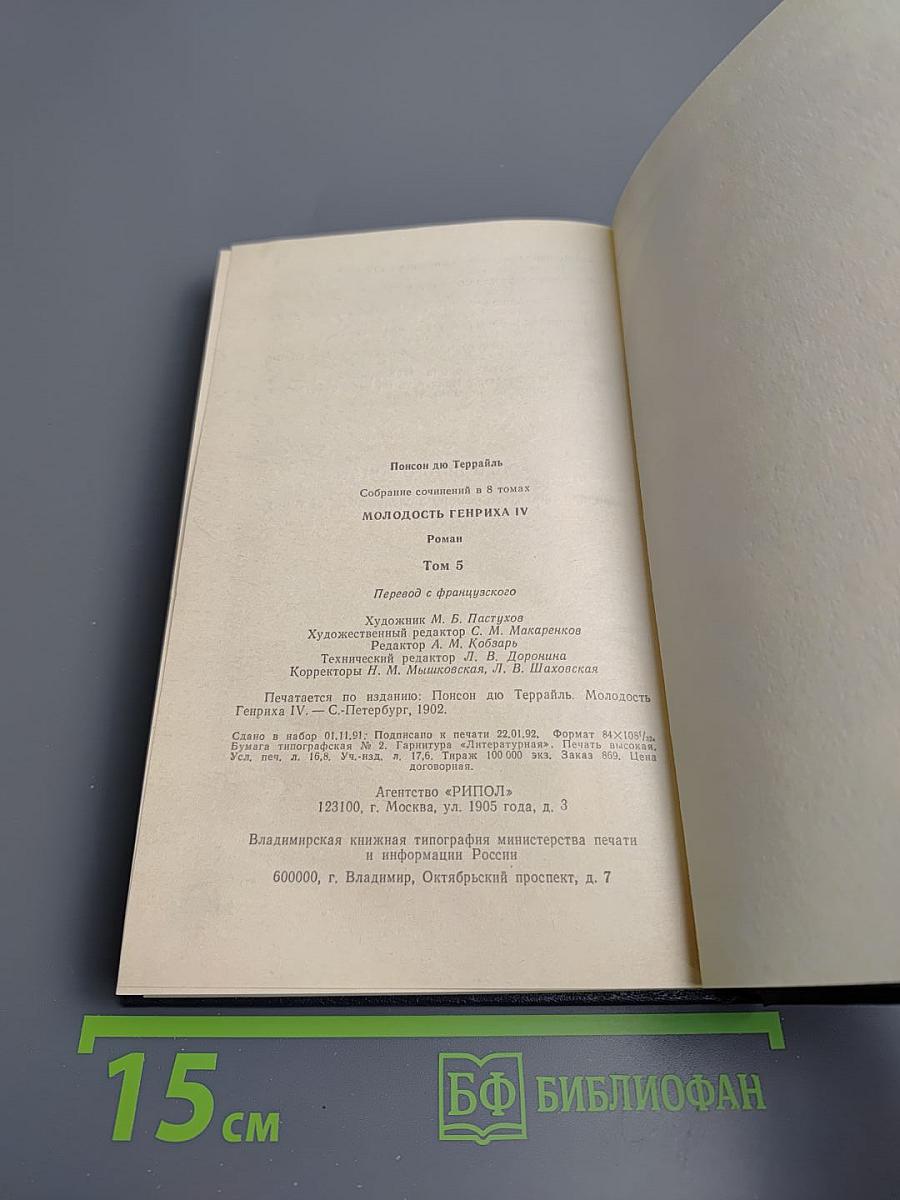 Молодость Генриха IV. Том 5