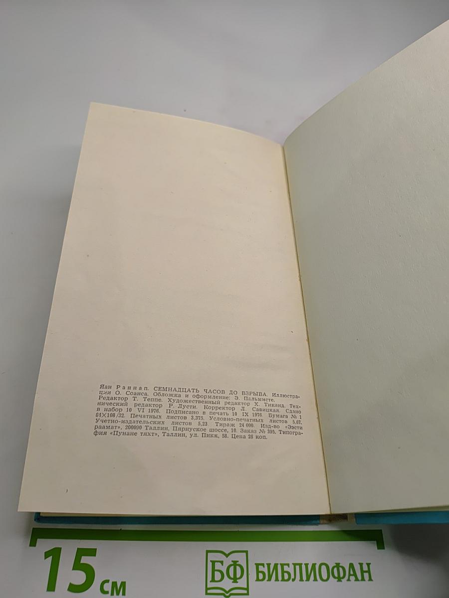 Семнадцать часов до взрыва