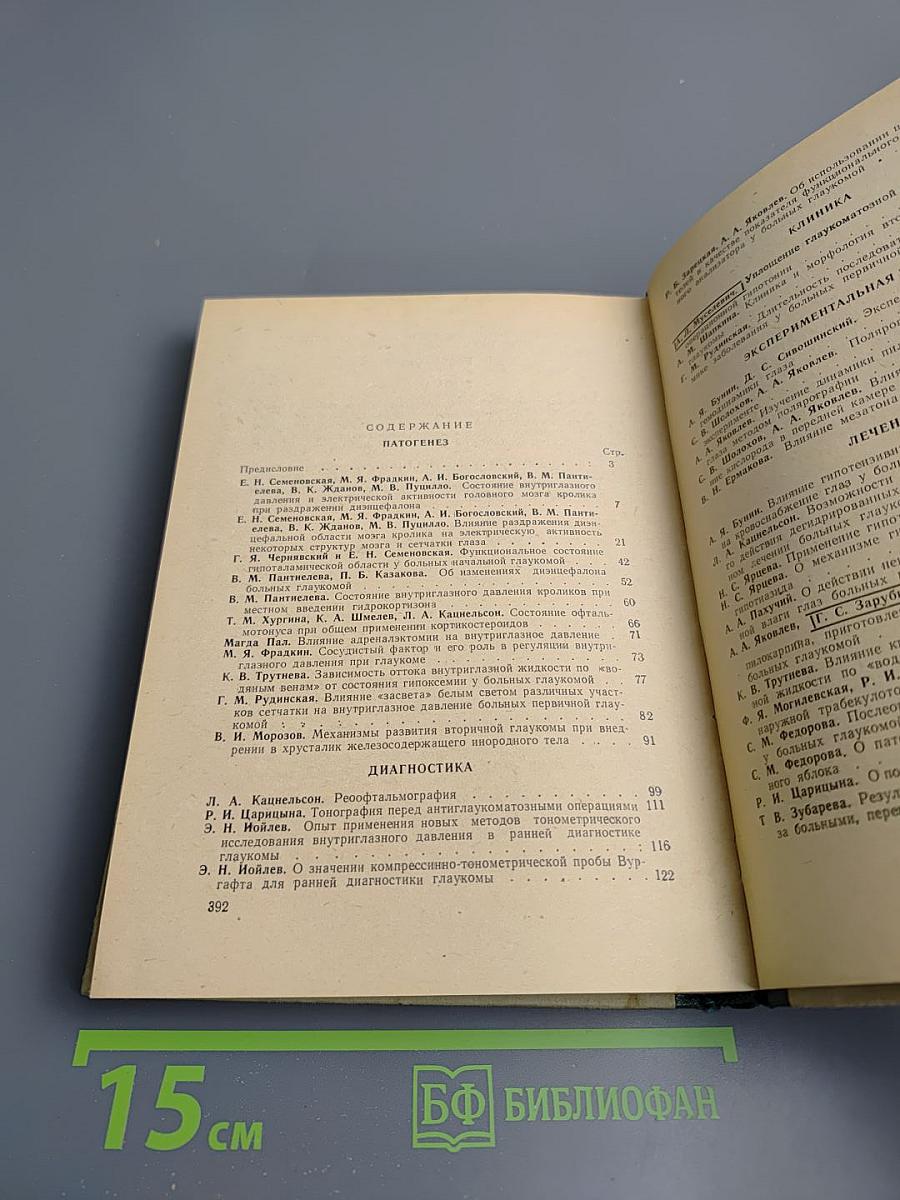 Ученые записки. Выпуск 13. Глаукома