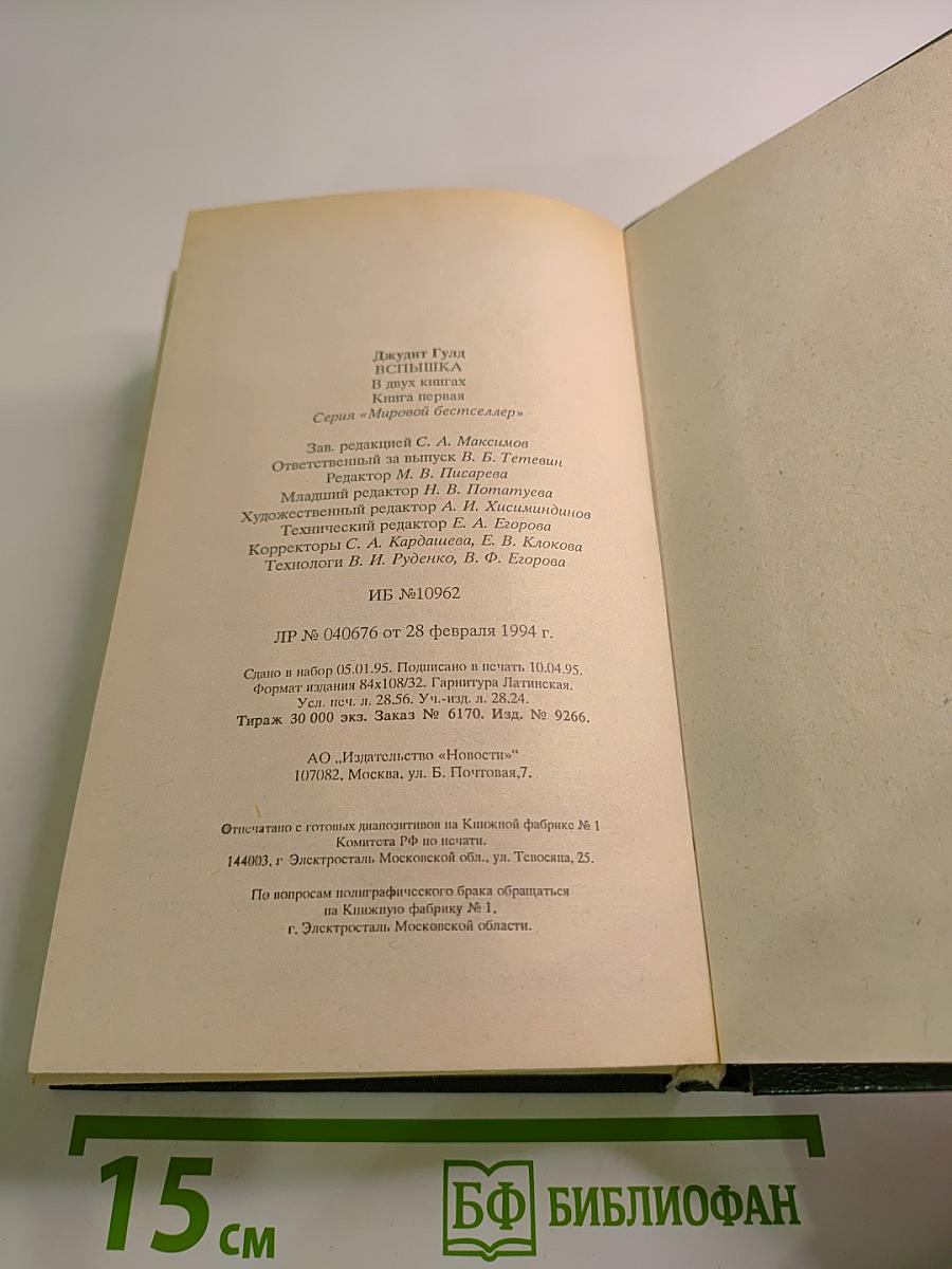 Вспышка. Книга первая