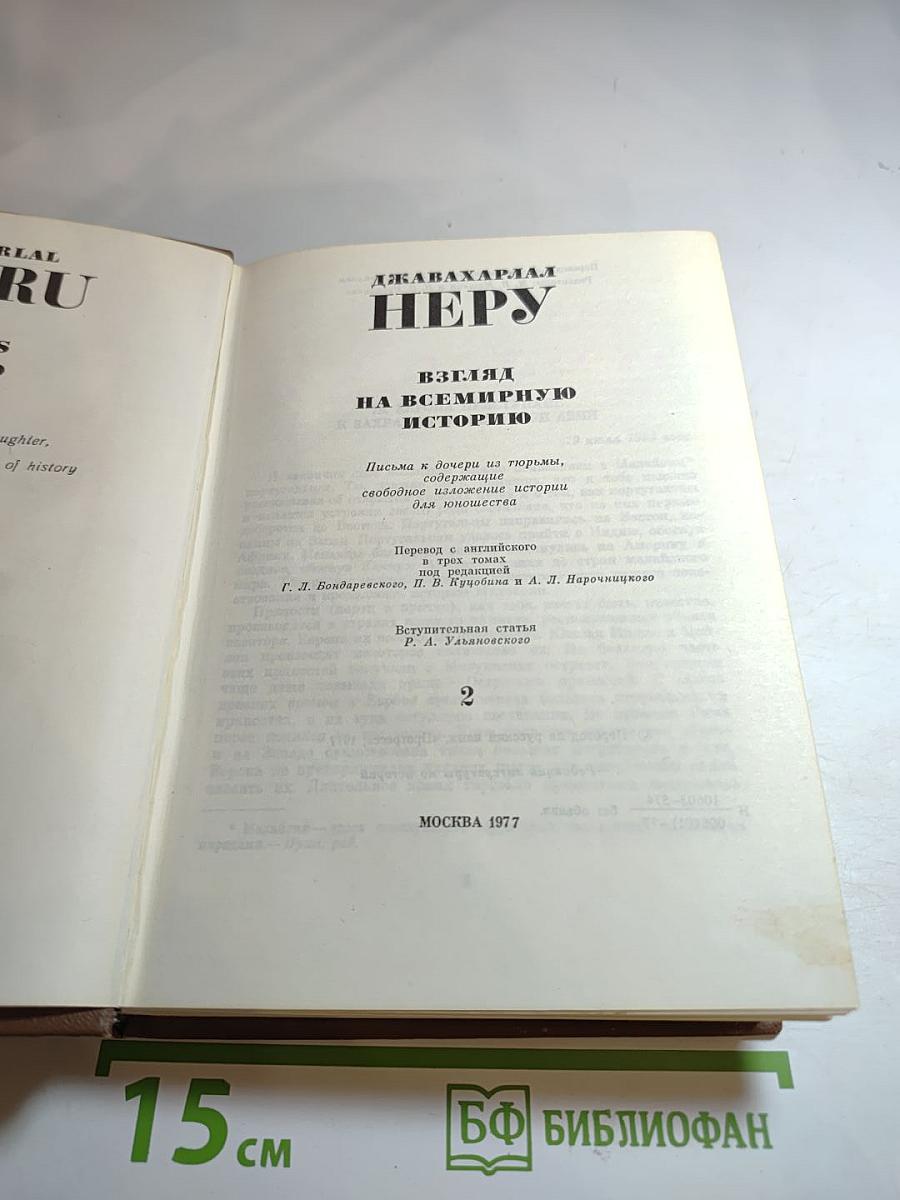 Взгляд на всемирную историю