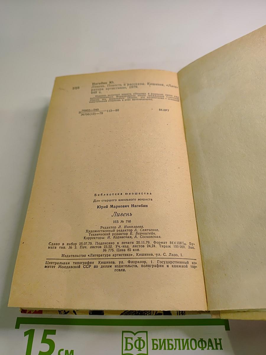 Ливень. Повесть и рассказы