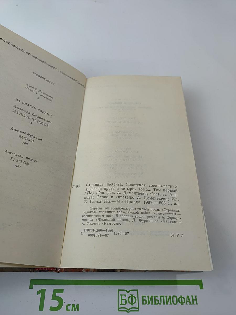 Страницы подвига. Том первый. За власть Советов