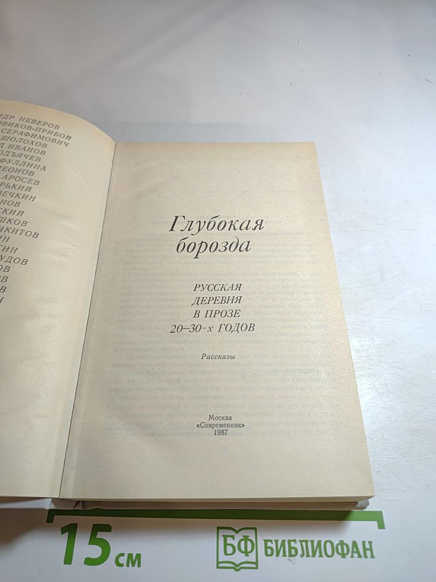 Глубокая борозда