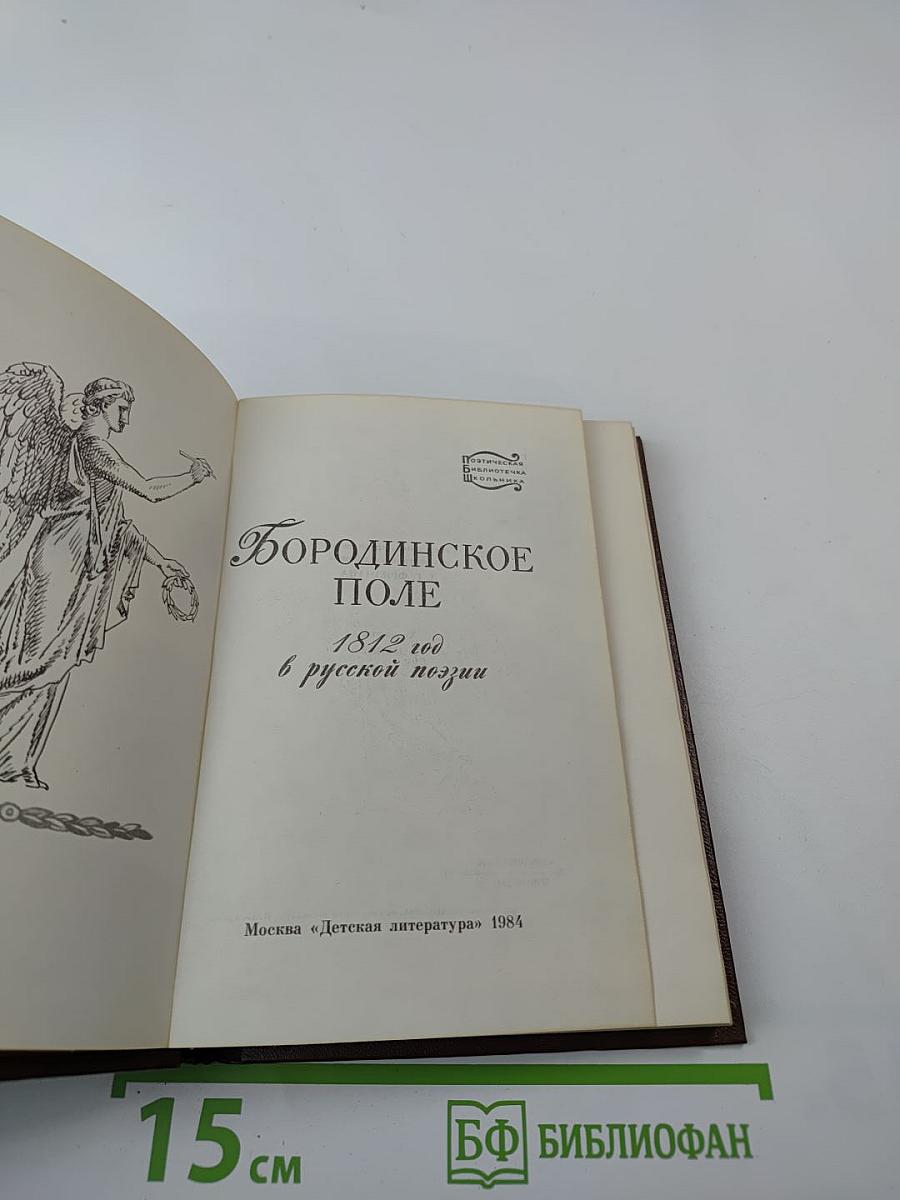Бородинское поле: 1812 год в русской поэзии (для старшего школьного возраста)