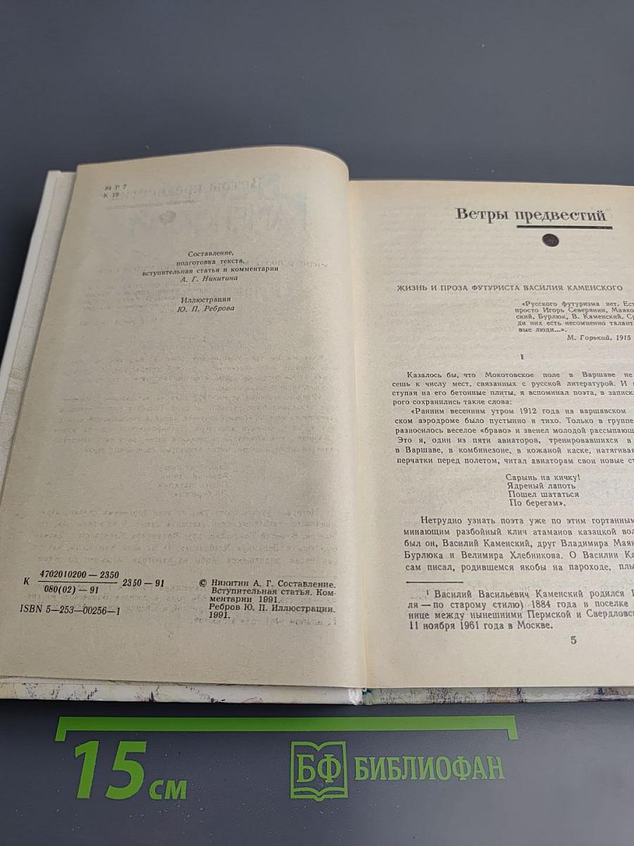 Василий Каменский. Степан Разин. Пушкин и Дантес