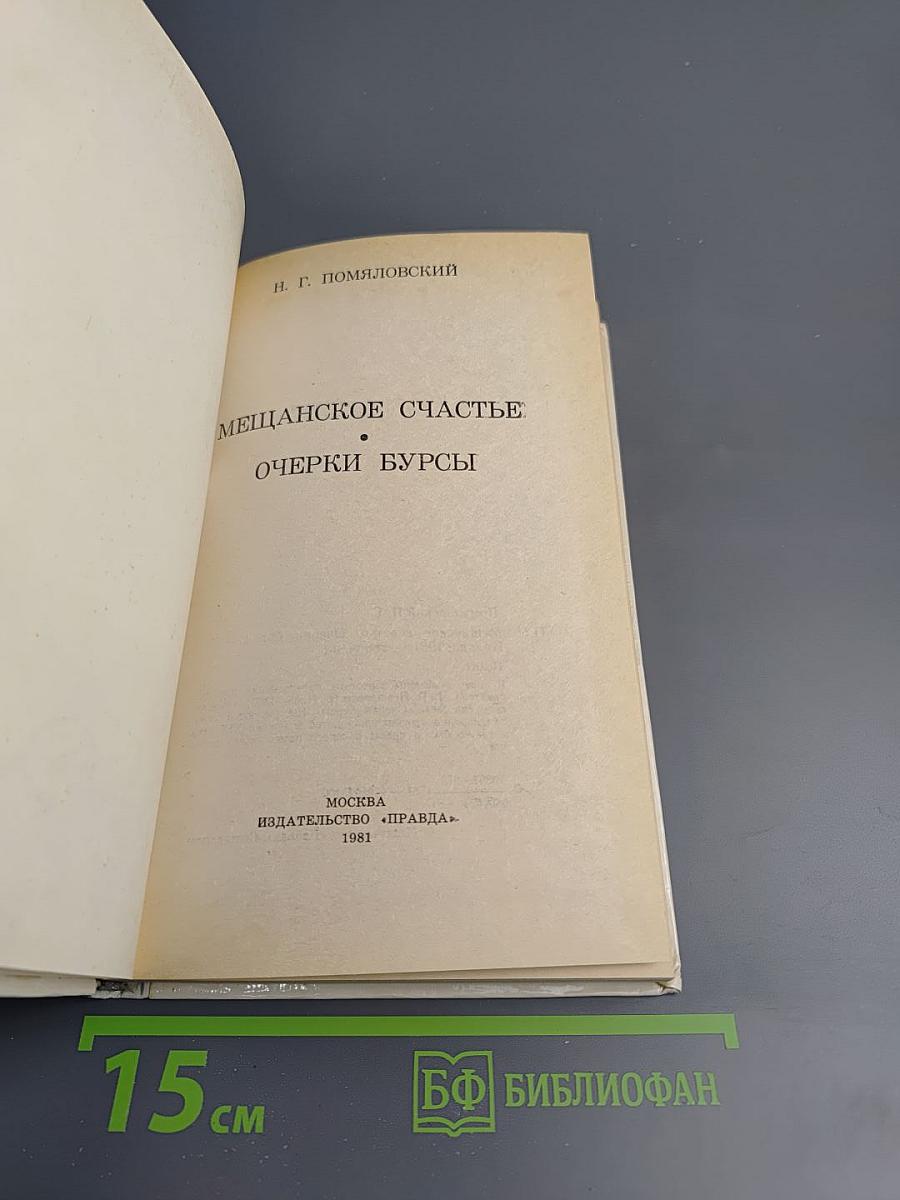 Мещанское счастье. Очерки бурсы