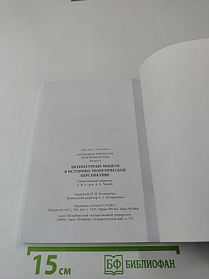 Литературные модели в историко-теоретической перспективе