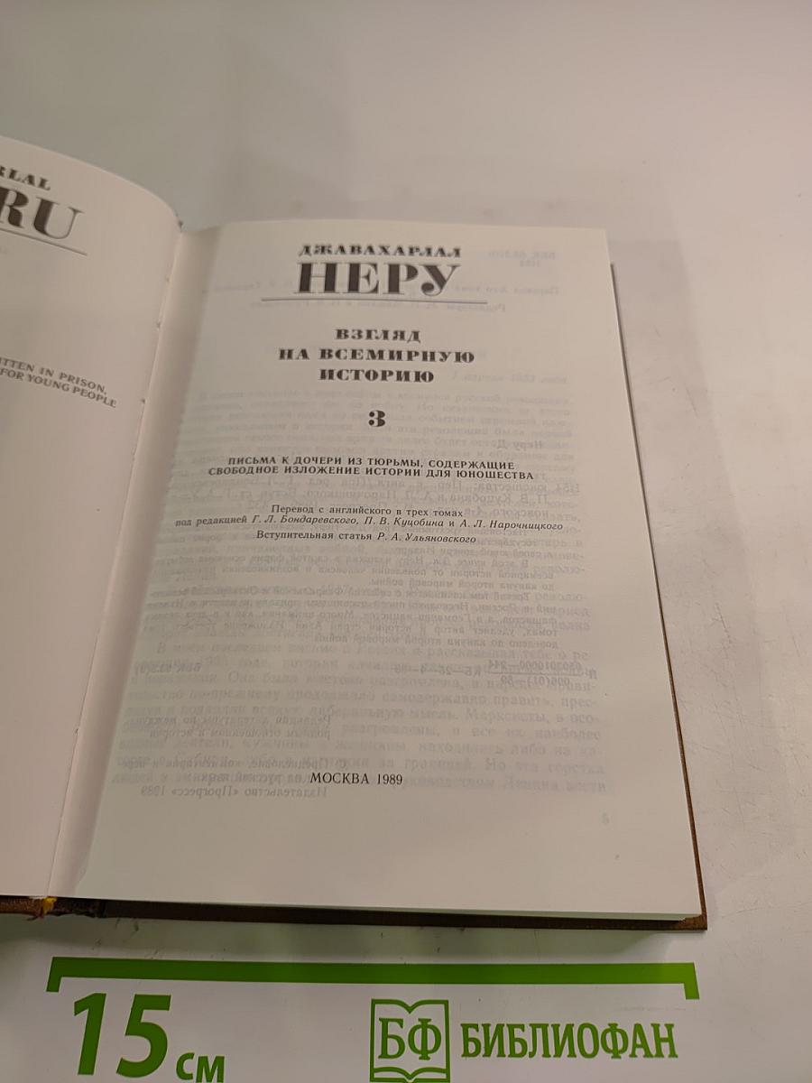 Взгляд на всемирную историю. Том 3