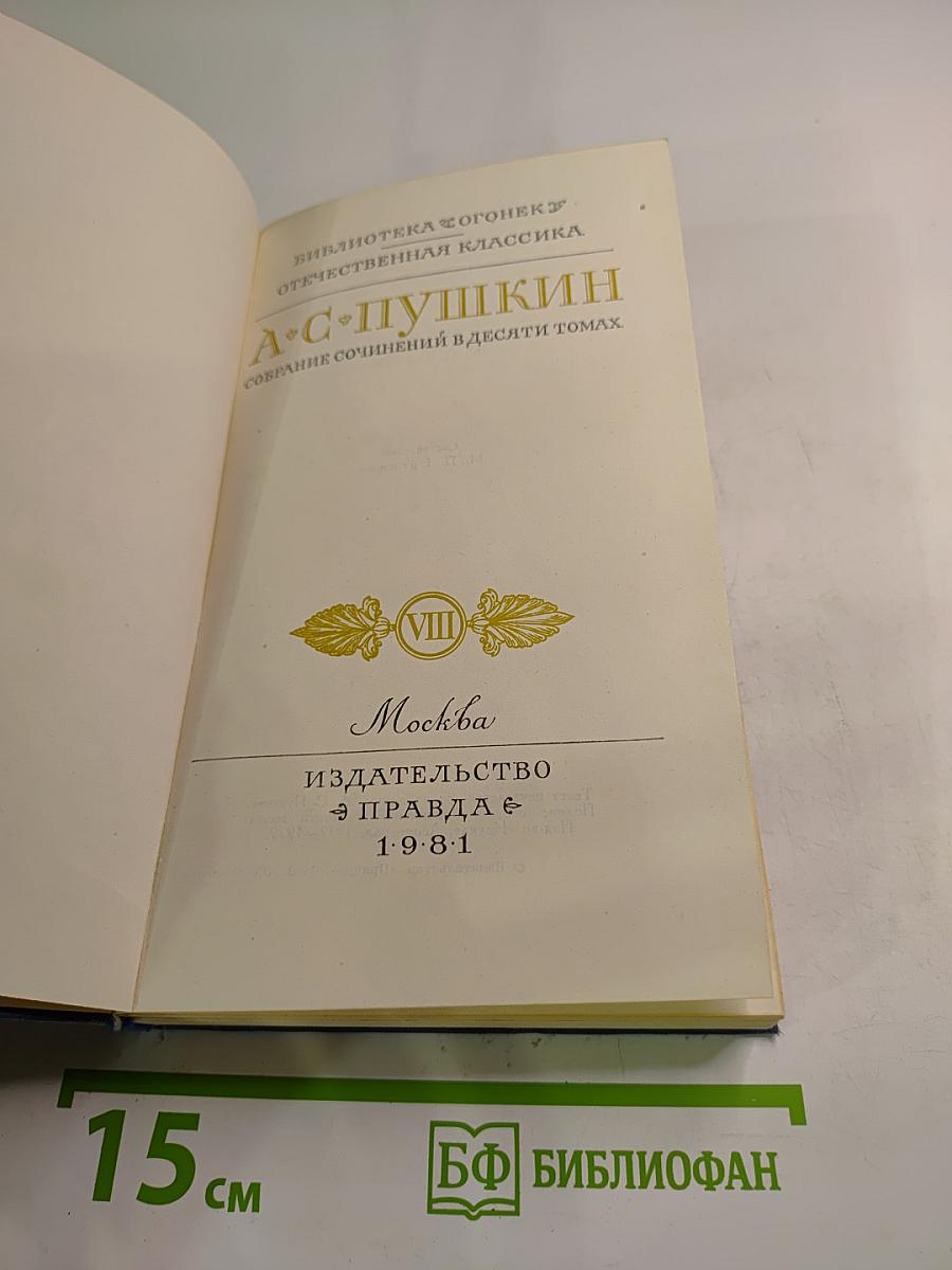 Собрание сочинений в десяти томах. Том VIII. История Петра. Подготовительные тексты