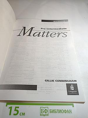 Matters Pre-Intermediate Workbook