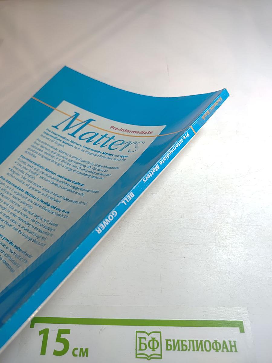 Matters Pre-Intermediate Students' Book