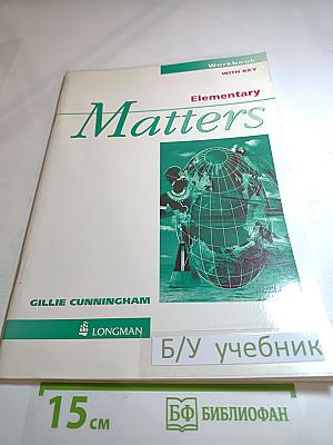 Matters Elementary Workbook with Key