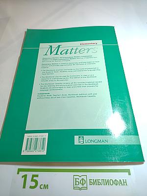 Matters Elementary Workbook with Key