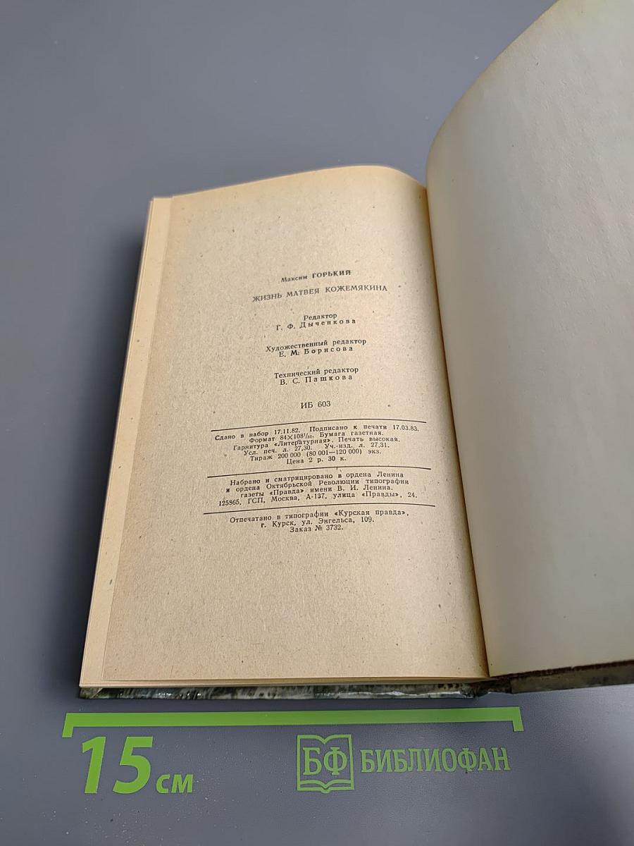 Жизнь Матвея Кожемякина