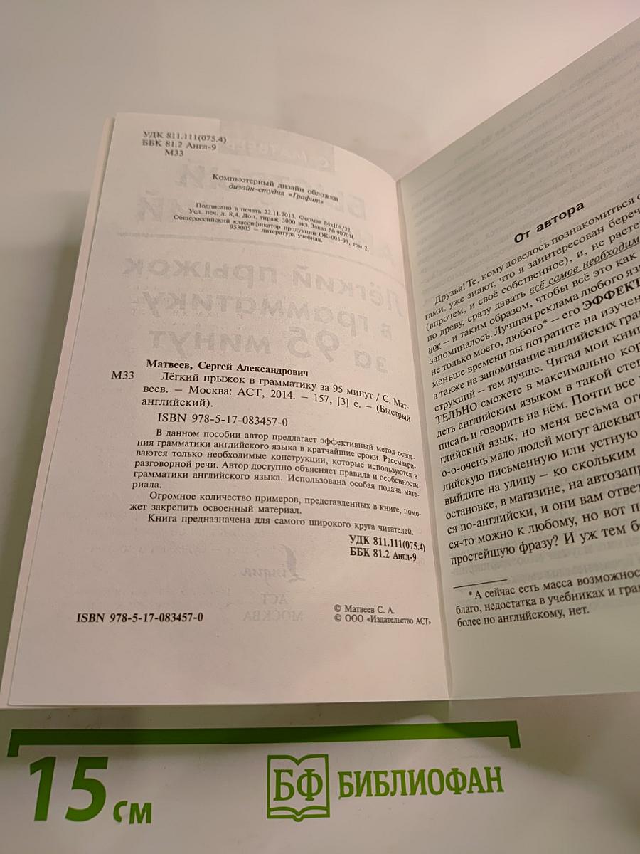 Быстрый английский. Лёгкий прыжок в грамматику за 95 минут