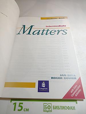 Matters Intermediate Students' Book
