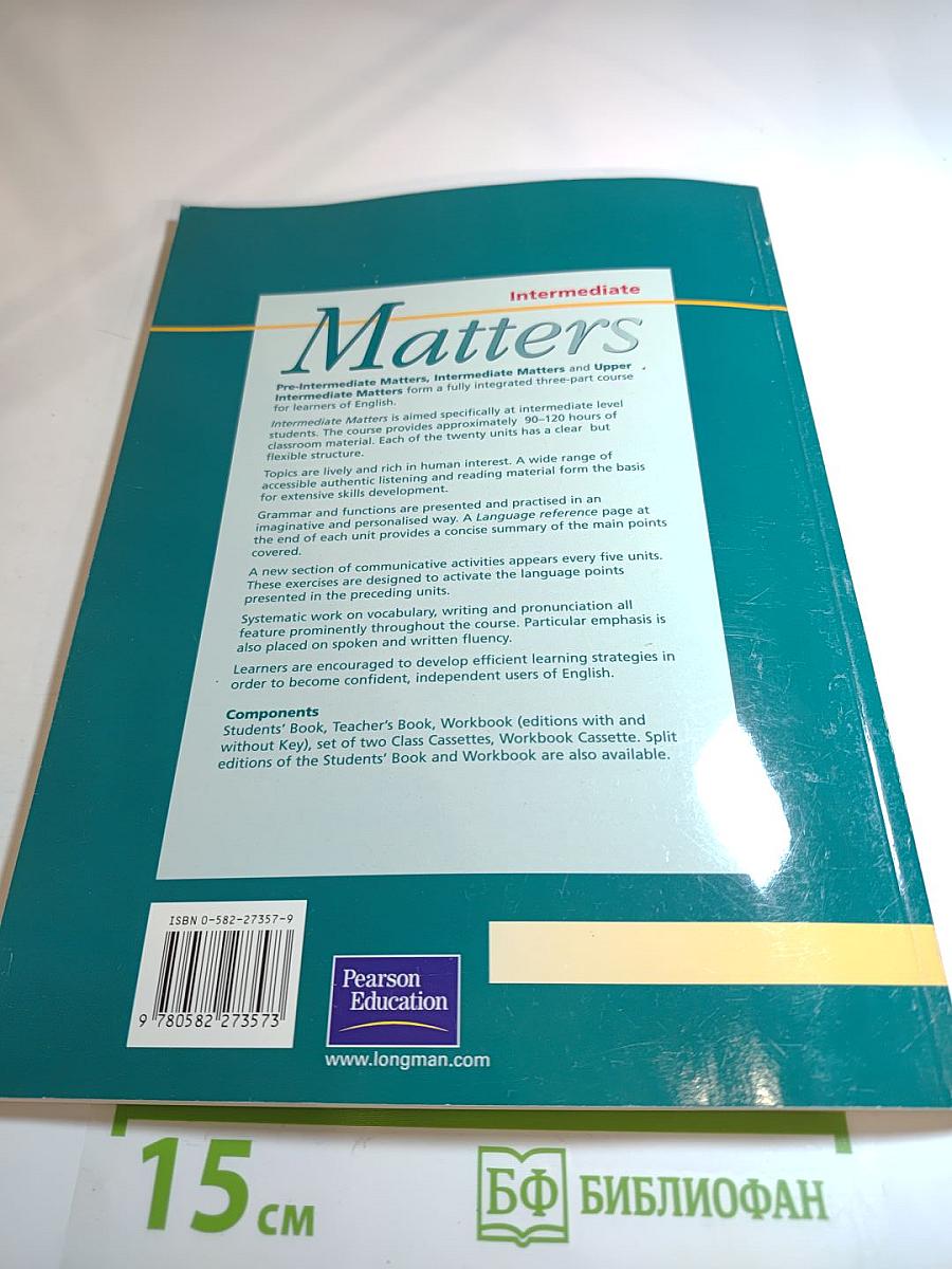 Matters Intermediate Students' Book