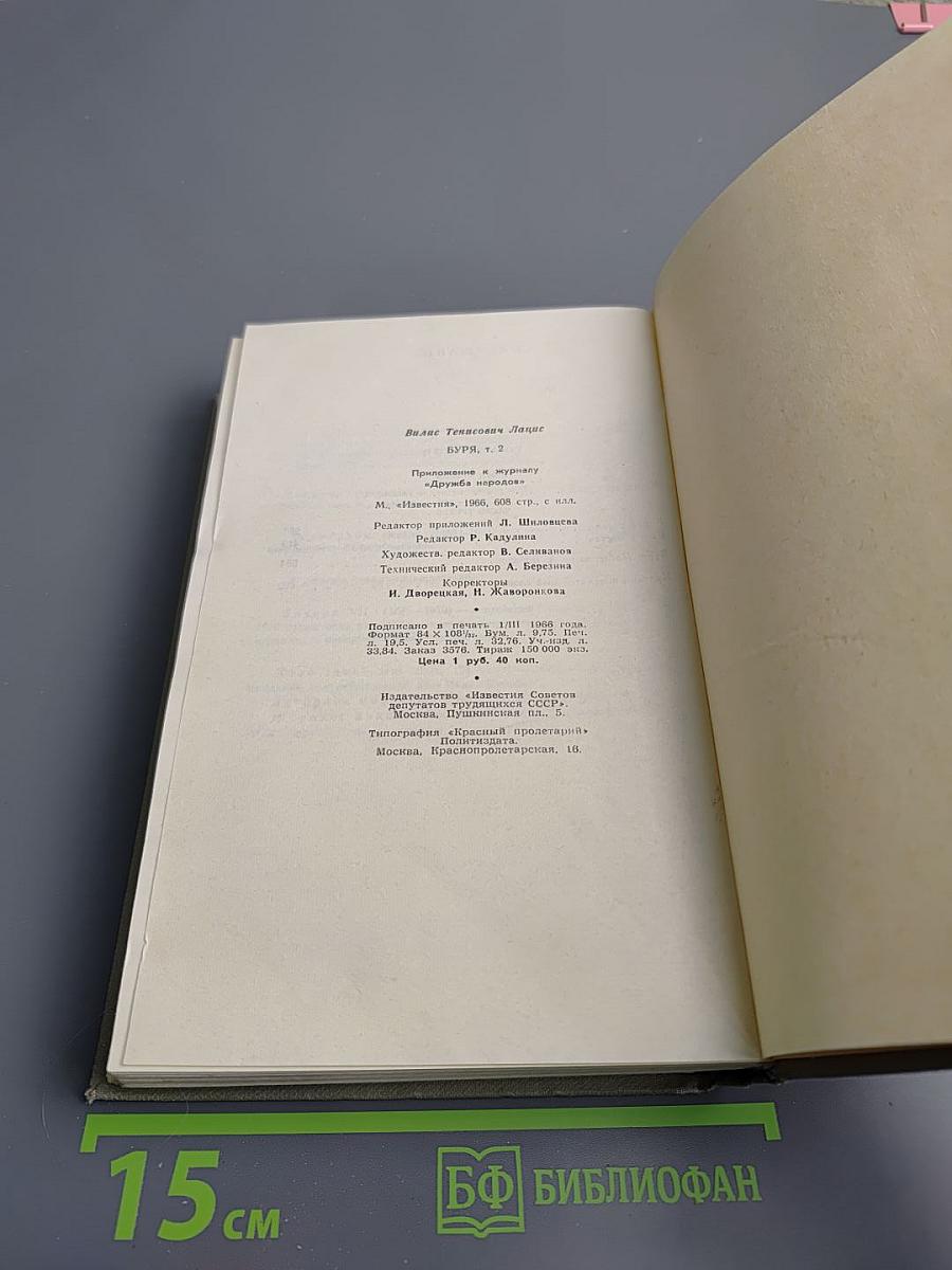 Буря. Том второй